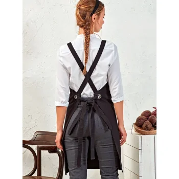 Cross Back "Barista" Bib Apron