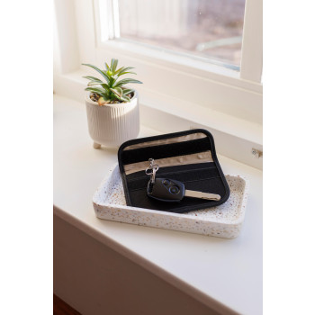 Custodia portachiavi e porta carte in PET riciclato Ripple