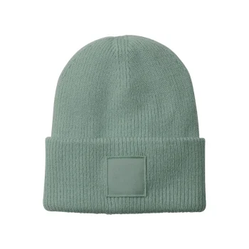 Deep Cuffed Tonal Patch Beanie 