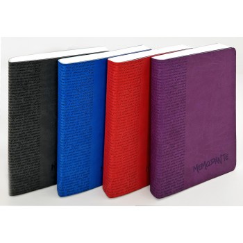 Diario scolastico memodante 30122a750 13x18 c.bianca mod.reflexa sguardia stampata davanti e dietro vivella azzurro e turchese     fsc mix credit bv-coc-116105