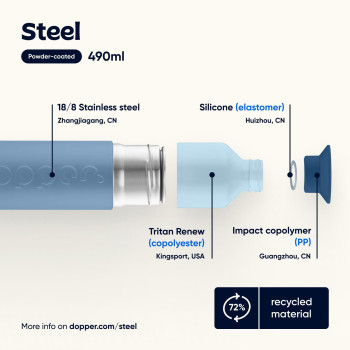 Dopper Steel Color | 490 ml