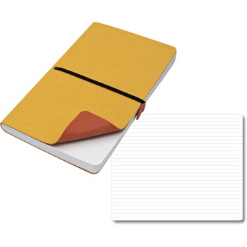 ELASTIC blocco 224 pg. con rigaggio ed elastico, in vivella bicolore. Astuccio di confezione.