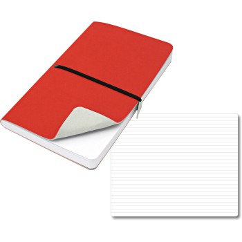 ELASTIC blocco 224 pg. con rigaggio ed elastico, in vivella bicolore. Astuccio di confezione.