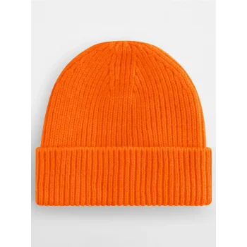 Engineered Knit Ribbed Beanie