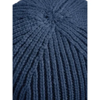 Engineered Knit Ribbed Beanie
