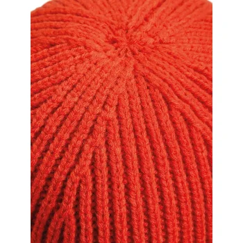 Engineered Knit Ribbed Beanie