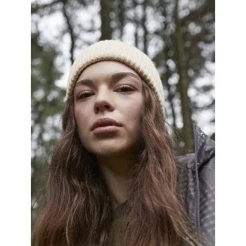 Engineered Knit Ribbed Beanie