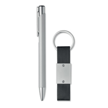 ESCRI SET - Penna e portachiavi in PU