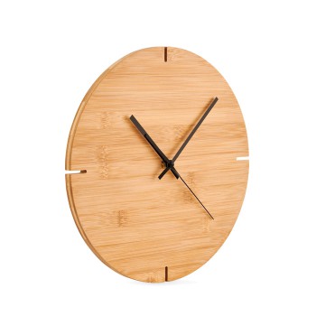 ESFERE - Orologio da parete in bamboo