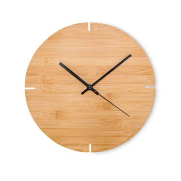 ESFERE - Orologio da parete in bamboo