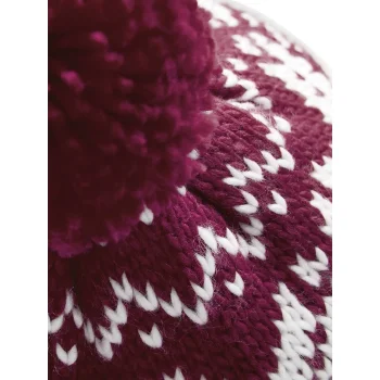 Fair Isle Snowstar Beanie