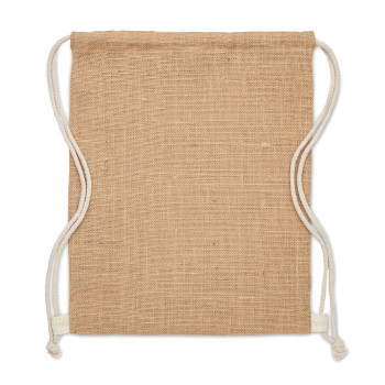 FUKURO - Borsa con coulisse in iuta