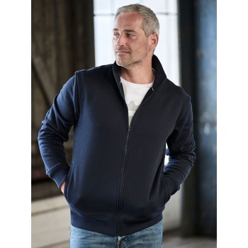 FULL ZIP CARDIGAN 70%C 30%P