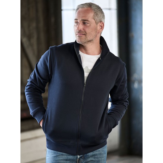 FULL ZIP CARDIGAN 70%C 30%P