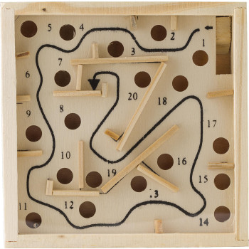 Gioco di pazienza labirindo in legno Joel