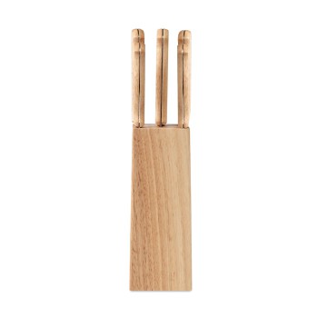 GOURMET - Set ceppo e 6 coltelli