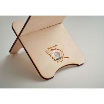 GROUW STAND - Supporto pertelefono betulla