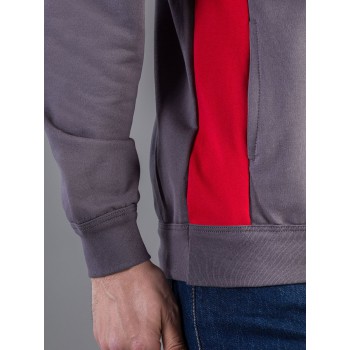 Half zip sweatshirt 100%C