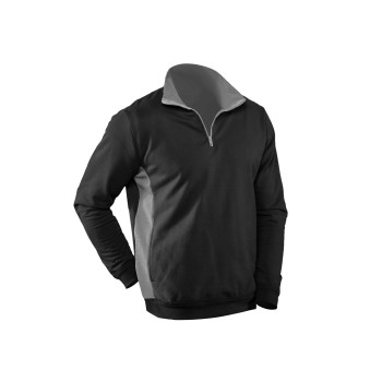 Half zip sweatshirt 100%C