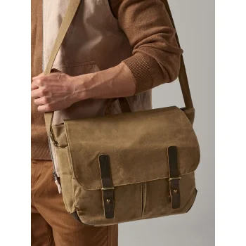 Heritage Waxed Canvas Messenger