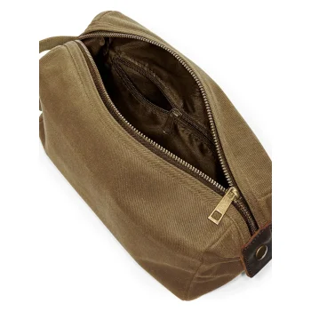 Heritage Waxed Canvas Wash Bag