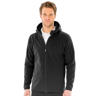 Hooded Recycled Microfleece Jacket