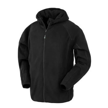 Hooded Recycled Microfleece Jacket