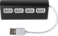 Hub USB in alluminio Leo