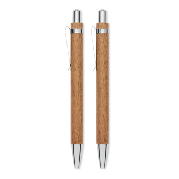 JAKARTA SET - Set penna e matita in legno