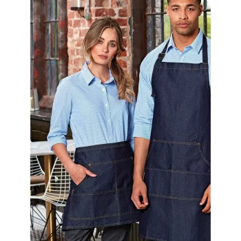 Jeans Stitch Denim Waist Apron