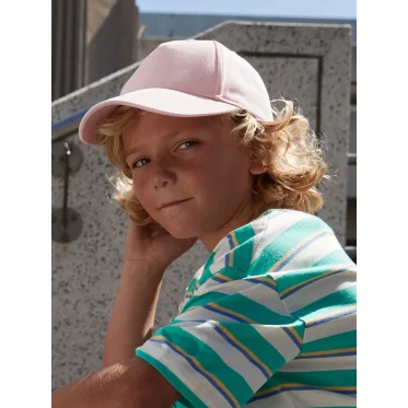Junior Organic Cotton 5 Panel Cap
