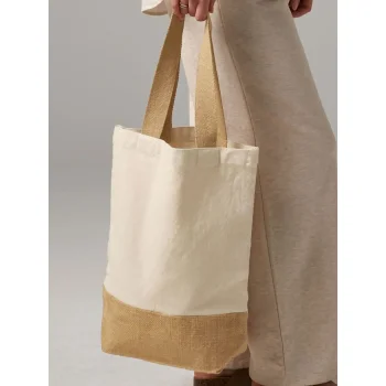 Jute Base Canvas Shopper