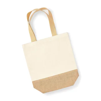 Jute Base Canvas Shopper