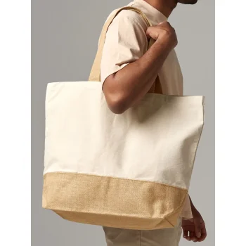 Jute Base Canvas Tote XL
