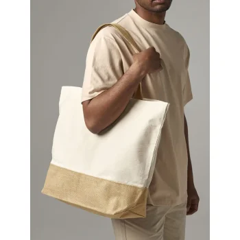 Jute Base Canvas Tote XL