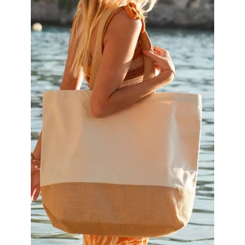 Jute Base Canvas Tote XL