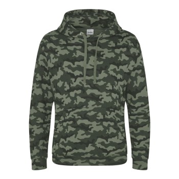 KIDS CAMO HOODIE 70%C 30%P