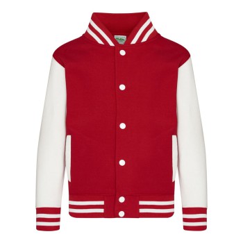 KIDS VARSITY JACKET 80%C 20%P