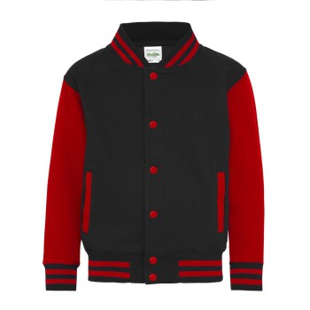 KIDS VARSITY JACKET 80%C 20%P