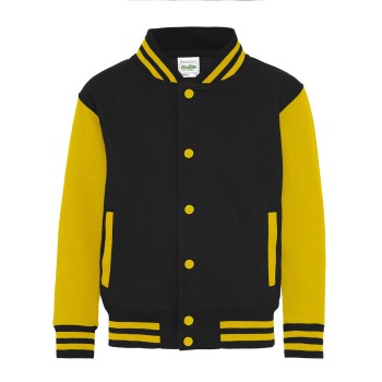 KIDS VARSITY JACKET 80%C 20%P