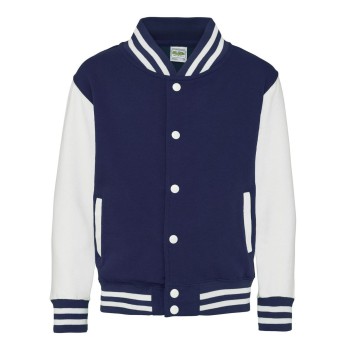 KIDS VARSITY JACKET 80%C 20%P