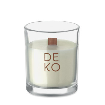 KIVAS WOOD - Candela in cera vegetale 80 gr