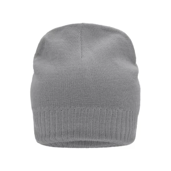 Knitted Beanie with Fleece Inset