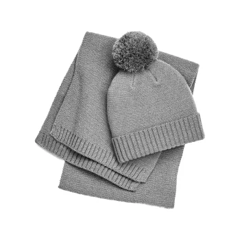 Knitted Scarf and Beanie Gift Set