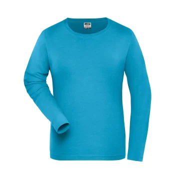 Ladies' Bio Stretch-Longsleeve Work - Solid