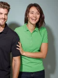 Ladies' Elastic Polo Piqué