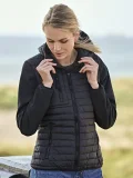 Ladies Hooded Crossover Jacket