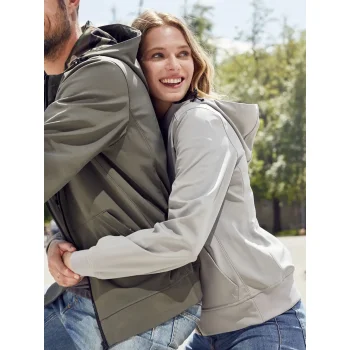 Ladies' Hooded Softshell Jacket