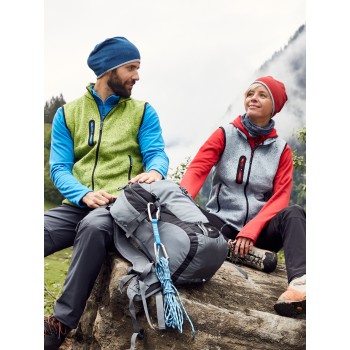 Ladies Knitted Fleece Vest 100