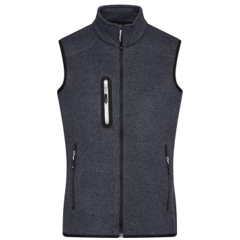 Ladies Knitted Fleece Vest 100